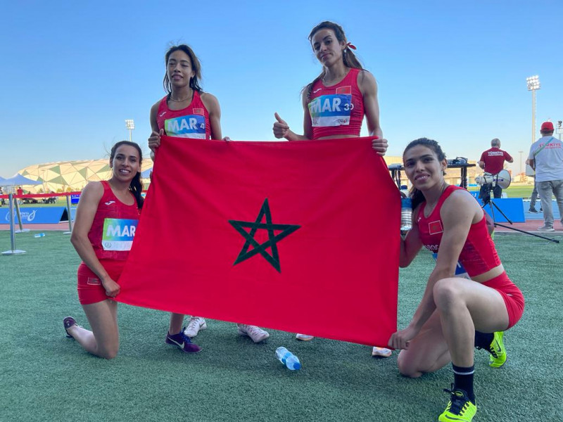 ألعاب التضامن .. برونزية للمغرب في سباق التتابع 