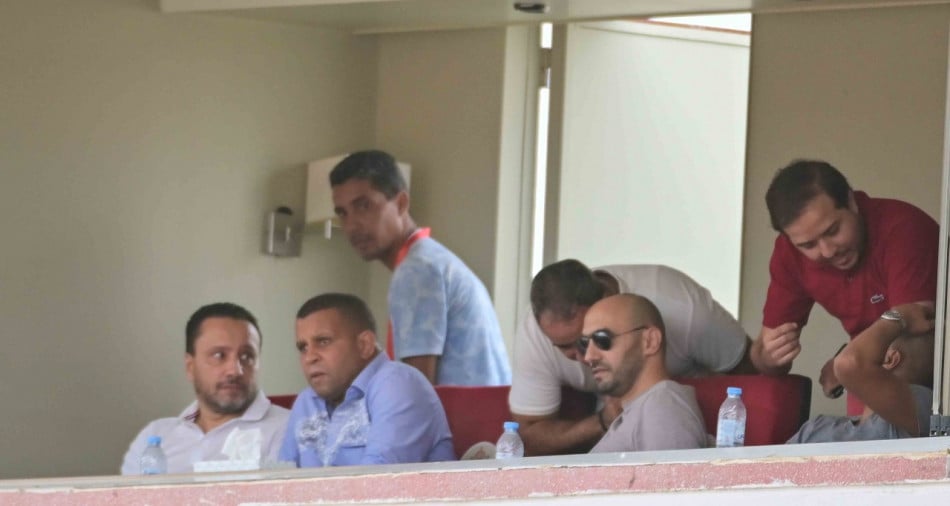 Walid Regragui présent lors du match FUS-WAC
