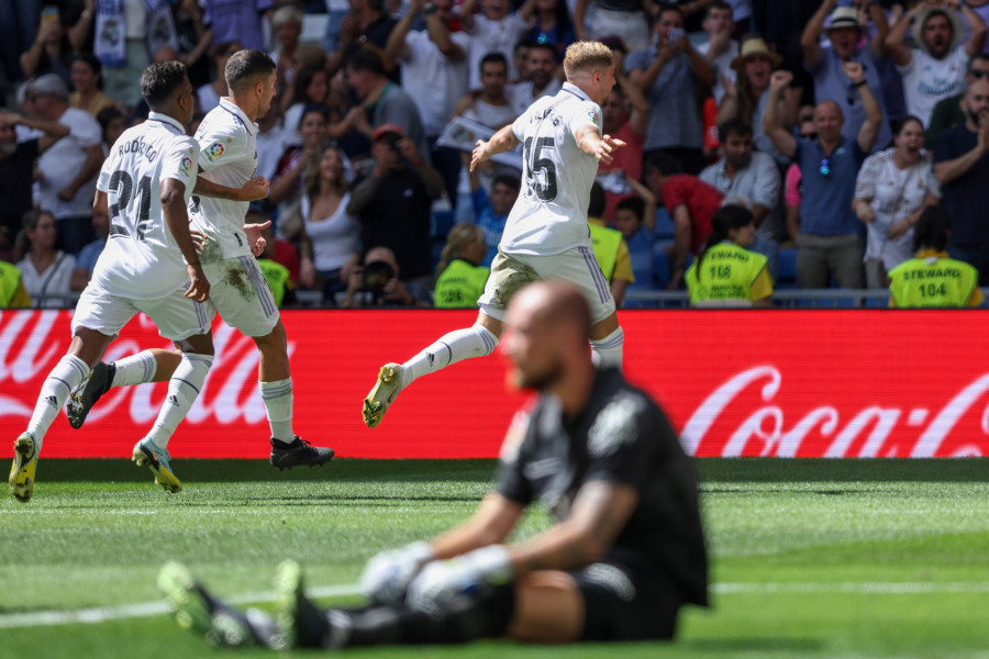 Liga : le Real Madrid dompte Majorque et reprend la tête