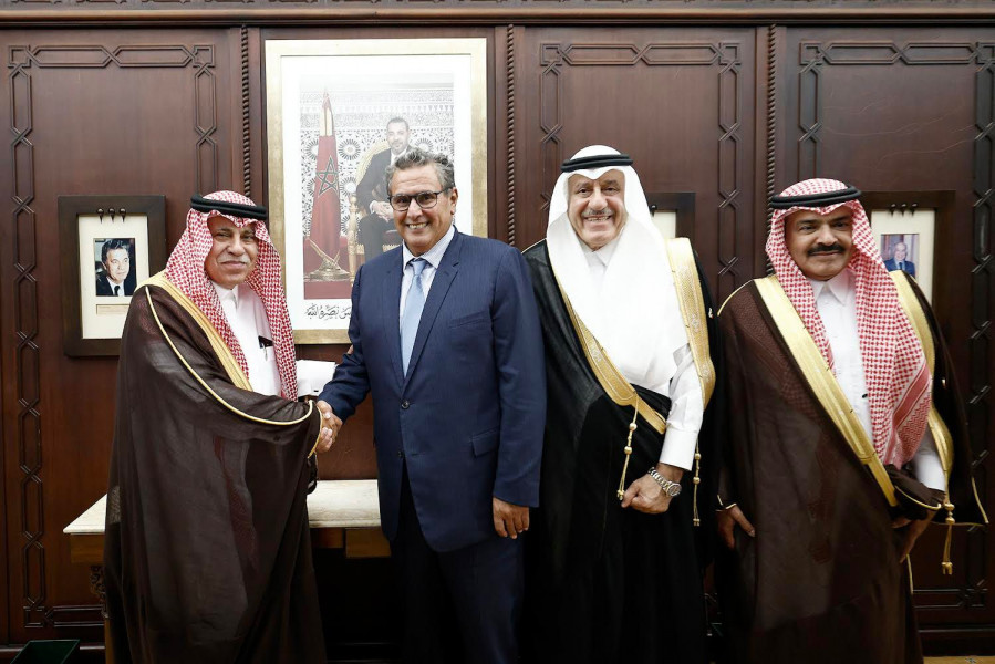 Aziz Akhannouch reçoit le ministre saoudien du Commerce 