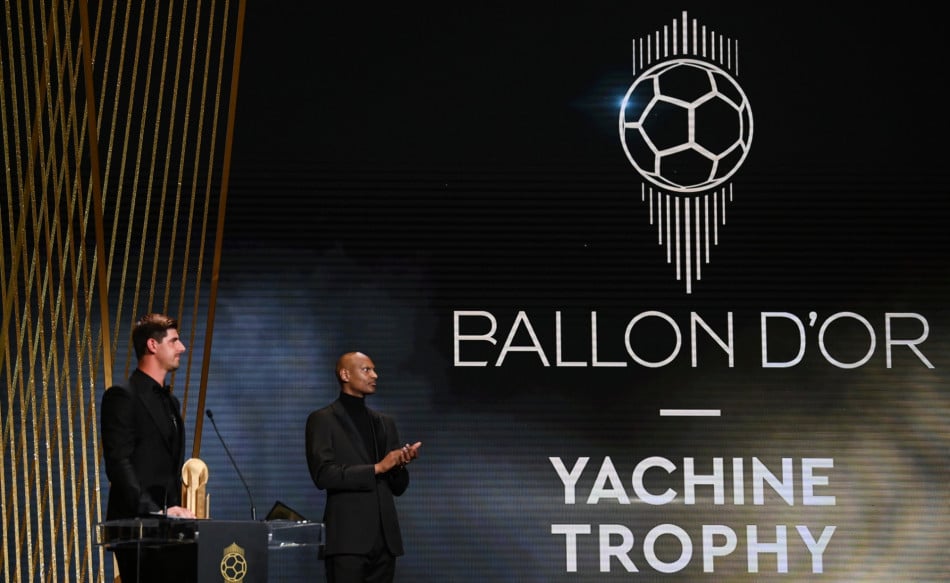 Ballon d'Or: Courtois remporte le trophée Yachine, Bounou s'affiche à la 9e place 