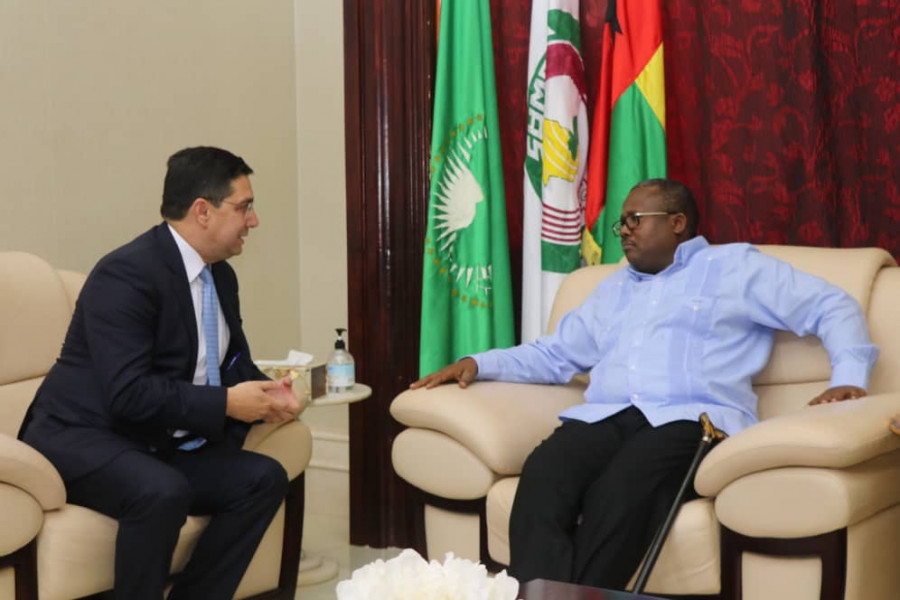 Nasser Bourita, émissaire de SM le Roi, reçu en audience par le Président de la Guinée-Bissau 