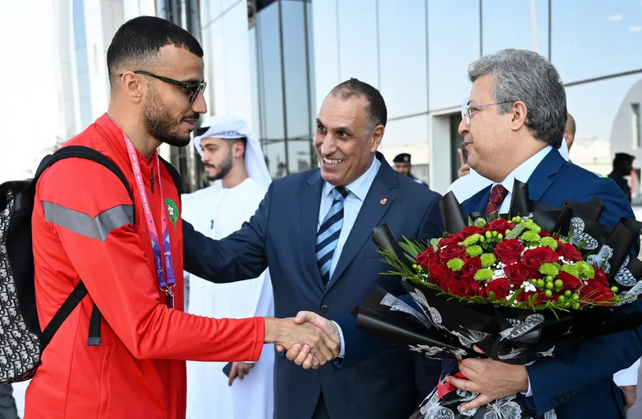 L'équipe nationale arrive aux Emirats arabes unis