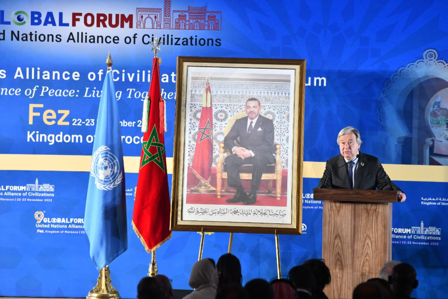 Alliance des civilisations: le SG de l'ONU rend hommage à SM le Roi, "champion du dialogue inter-religieux"