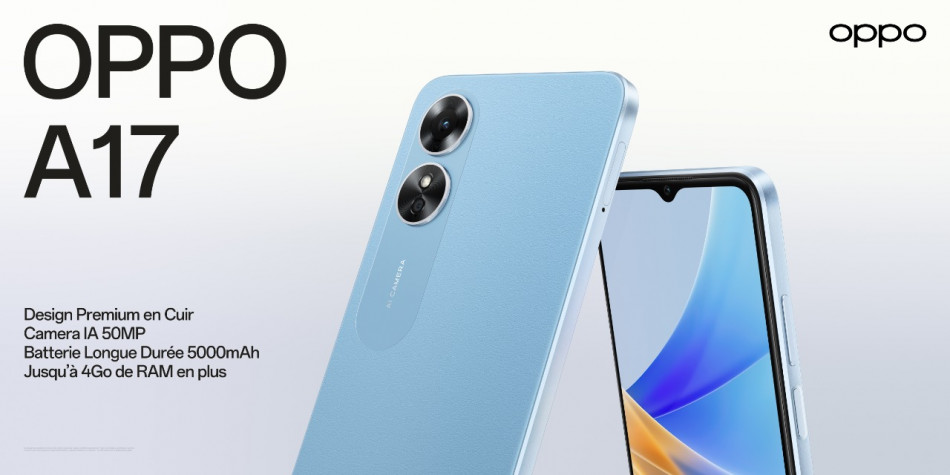 OPPO présente son nouveau smartphone "OPPO A17"