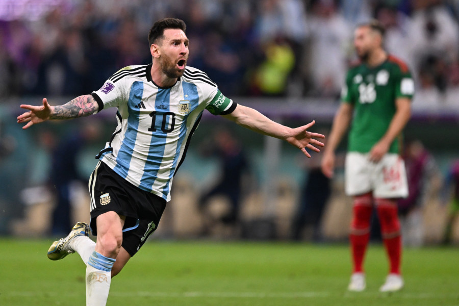 Mondial 2022: l'Argentine libérée par son héros, fait chuter le Mexique (2-0)