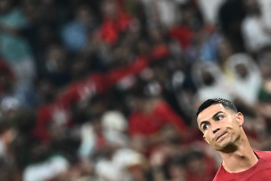 Mondial: pour préparer le match contre le Maroc, Ronaldo s'est entraîné en salle mercredi