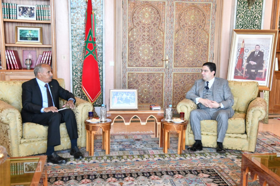 Nasser Bourita s'entretient avec le président de l’Assemblée nationale mauritanienne