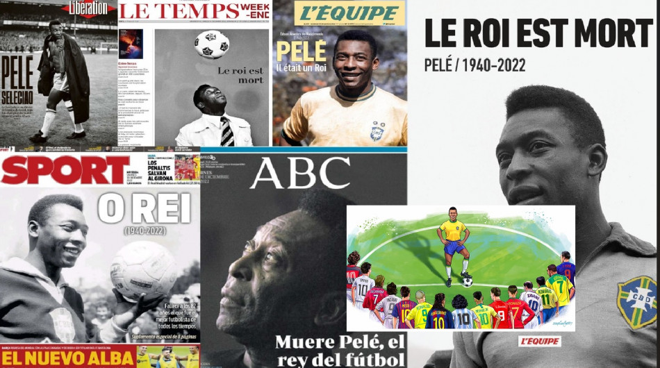 La presse internationale pleure la mort du "Roi" Pelé 