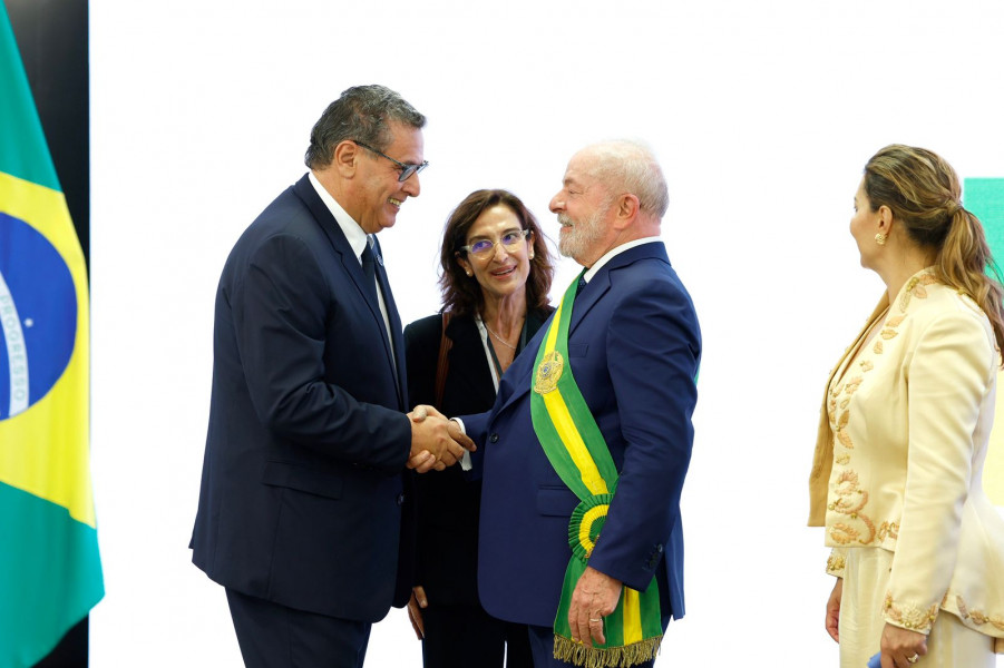 أخنوش يمثل جلالة الملك في حفل تنصيب الرئيس البرازيلي