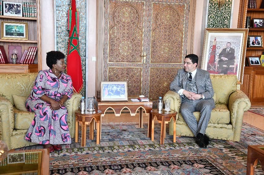 Nasser Bourita s'entretient avec la Présidente de l'Assemblée nationale de la République du Malawi