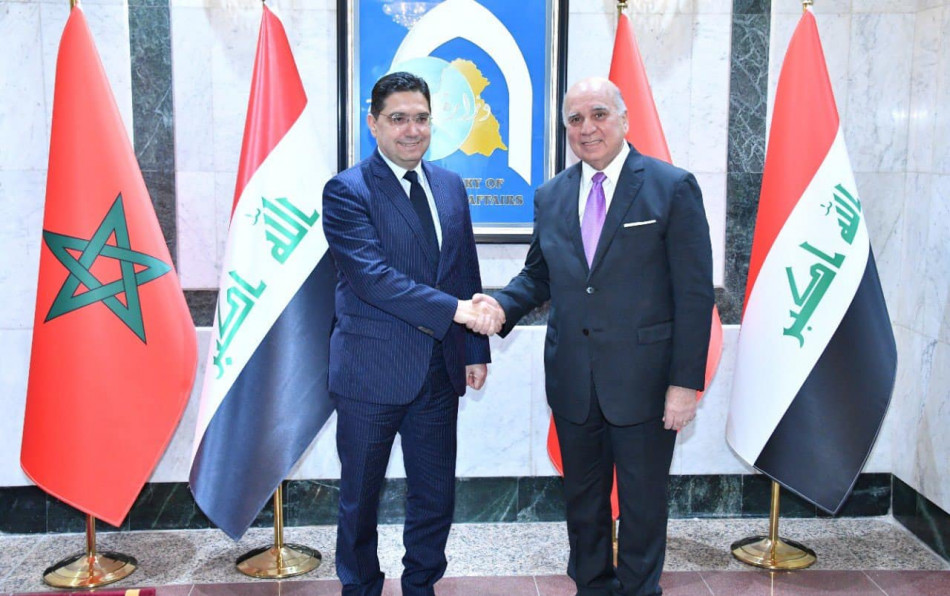 Nasser Bourita en visite à Baghdad