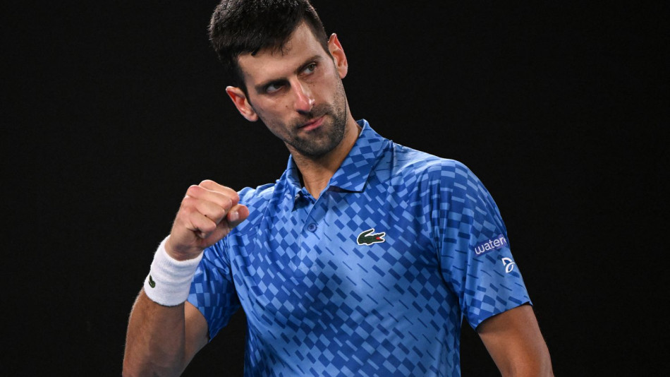 Tennis: Djokovic jouait à Melbourne avec une déchirure de trois centimètres