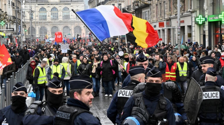 الفرنسيون يتظاهرون لليوم الثامن ضد تعديل نظام التقاعد
