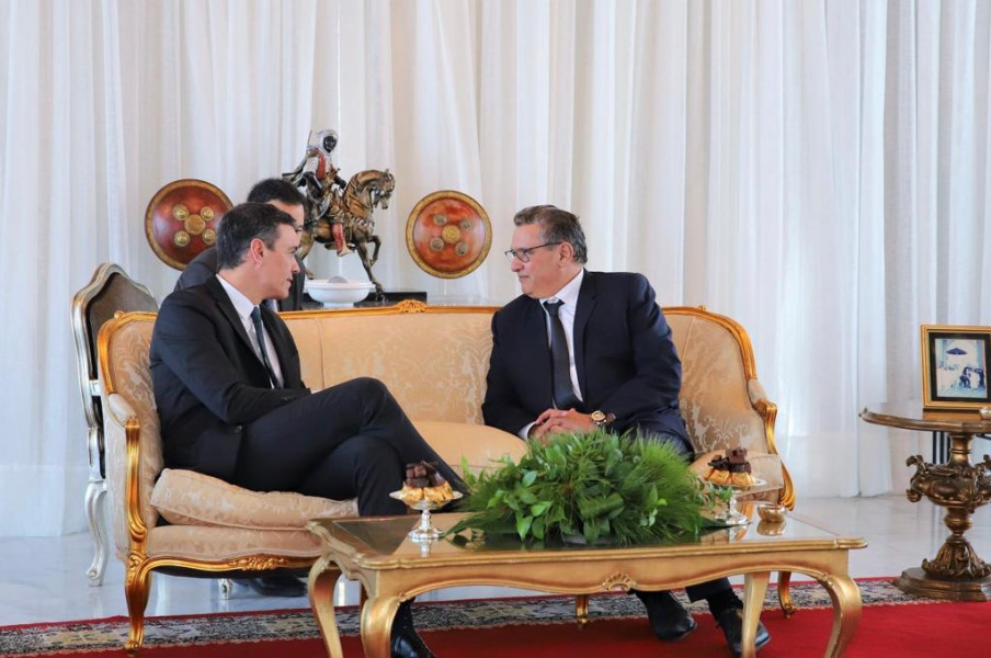Maroc-Espagne : Akhannouch s’est entretenu avec Pedro Sanchez