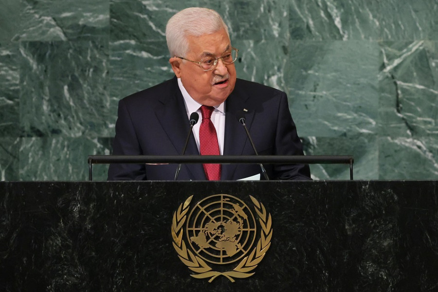 محمود عباس يطالب بتعليق عضوية إسرائيل في الأمم المتحدة