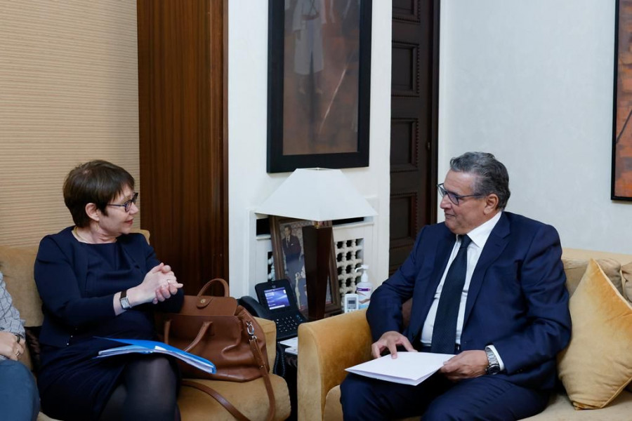Aziz Akhannouch s'entretient avec la présidente de la BERD