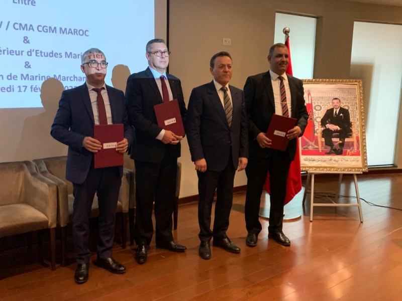 Formation: une convention tripartite dans le domaine maritime