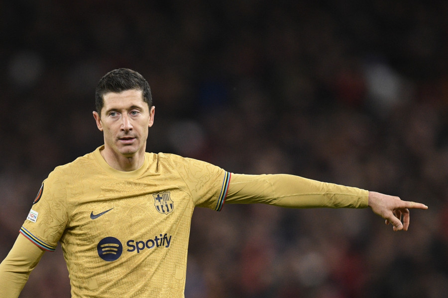 Barcelone: Lewandowski, blessé, incertain contre le Real Madrid jeudi