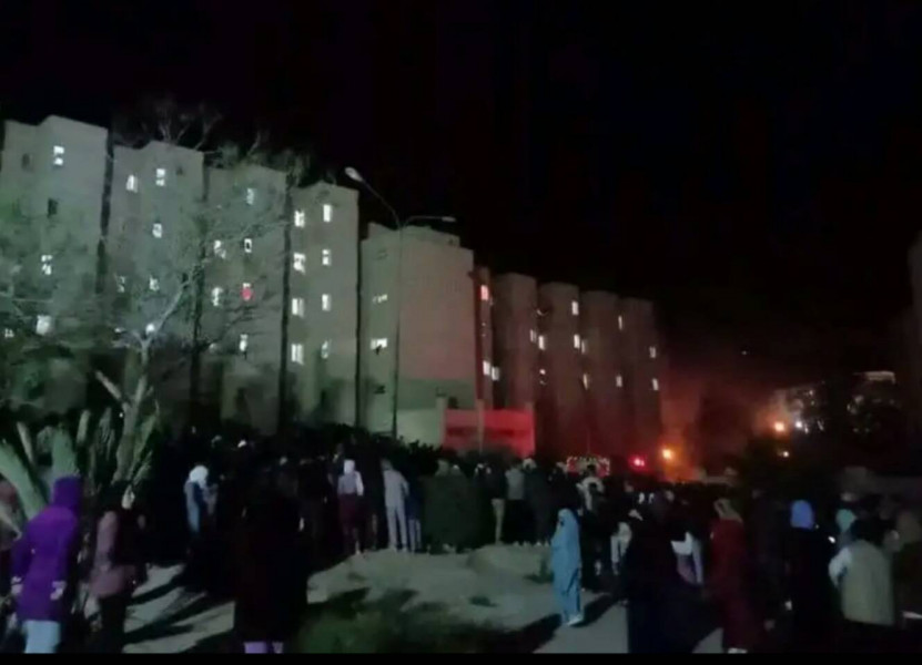توضيح سبب اندلاع حريق بالحي الجامعي بوجدة 