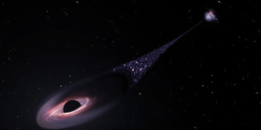 Un trou noir supersonique et créateur d'étoiles vient d'être découvert