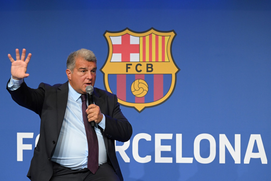 Scandale arbitral: le FC Barcelone n'a "jamais rien fait pour obtenir un avantage sportif" (Laporta)
