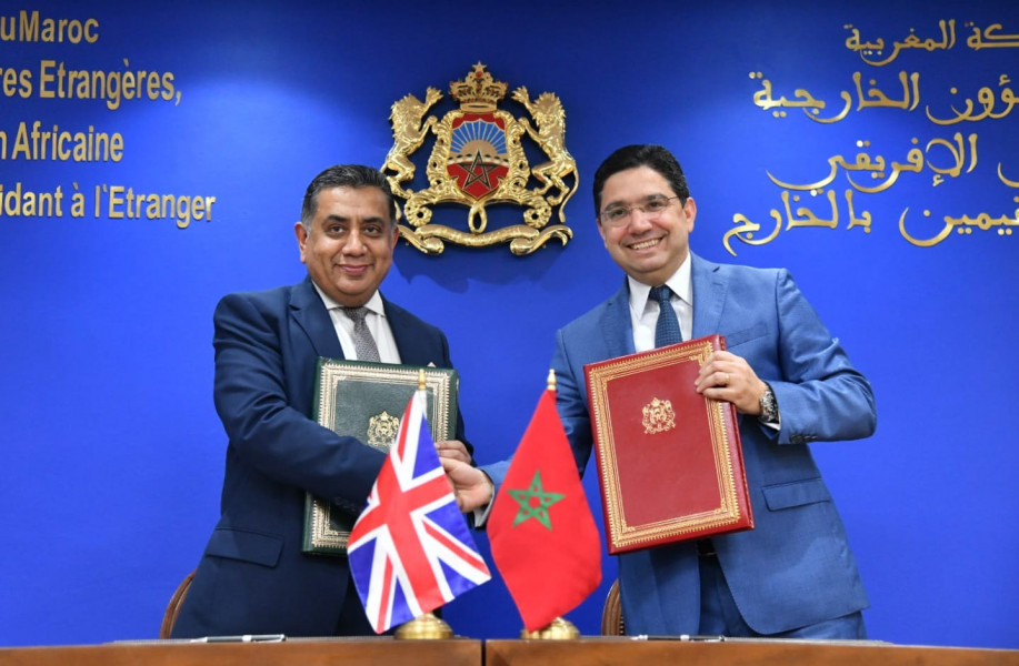  Climat, énergie propre et croissance verte: un cadre de coopération signé entre le Maroc et le Royaume-Uni