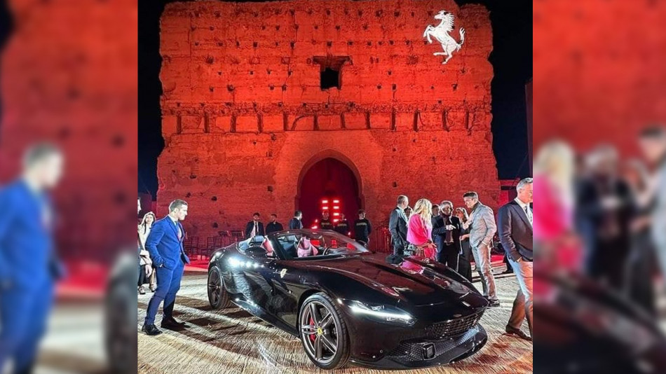 Ferrari choisit le Maroc pour la promotion de sa nouvelle Roma Spider
