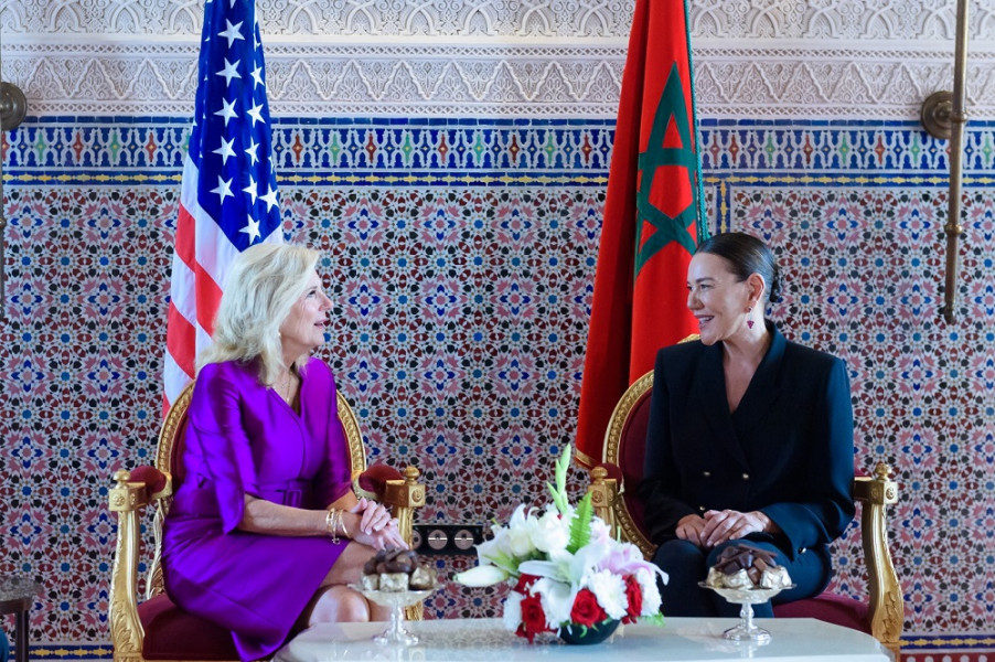 السيدة الأولى للولايات المتحدة الأمريكية تحل بالمغرب    
