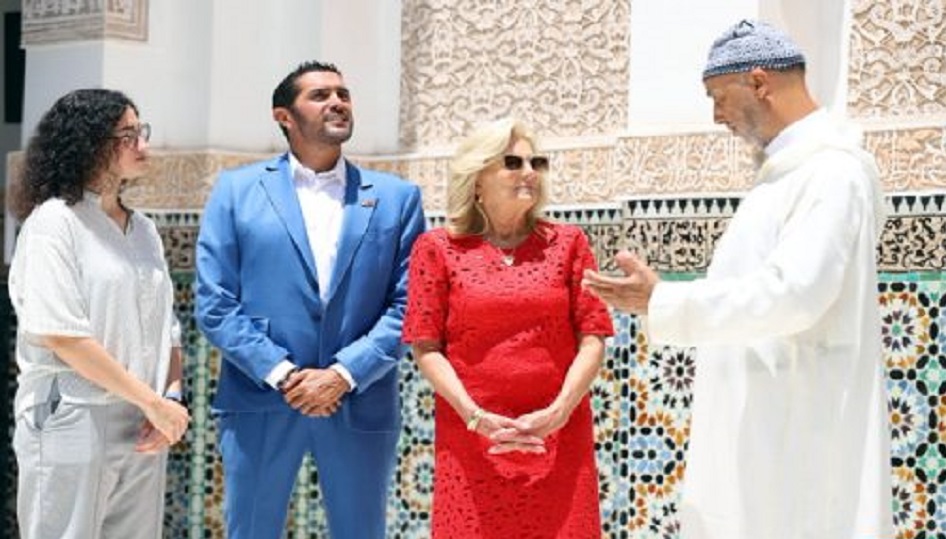Jill Biden visite le lycée collégial Ibn Al Arif à Marrakech