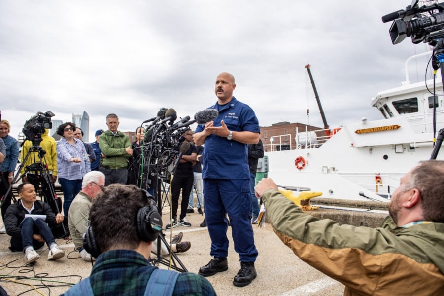 Les cinq passagers du submersible recherché dans l'Atlantique sont morts
