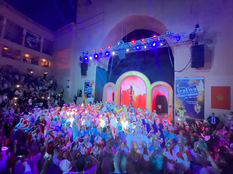 Marrakech: clôture de la 52e édition du Festival national des arts populaires