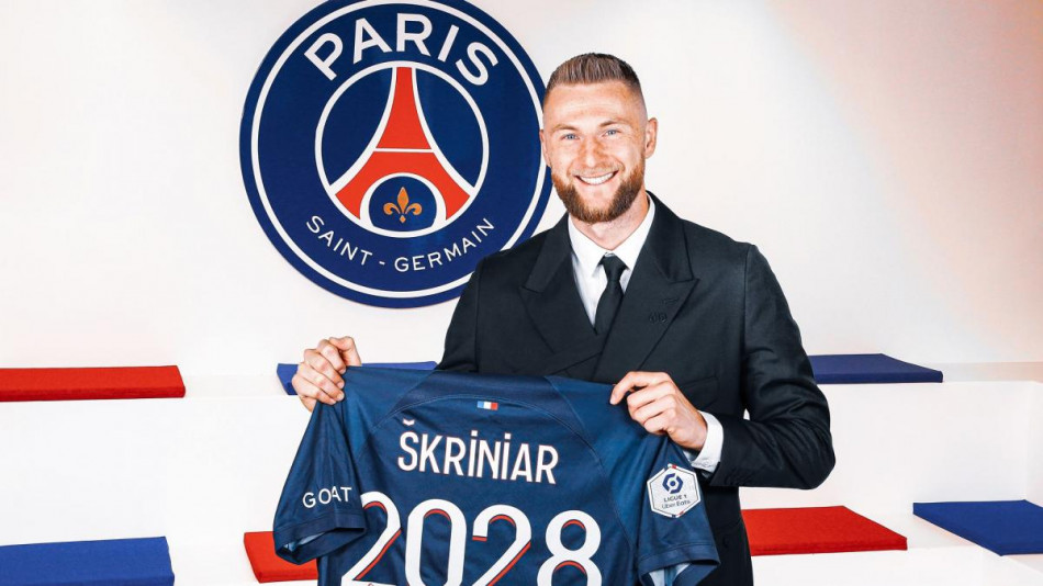 L1 : le PSG annonce l'arrivée de Milan Skriniar, première recrue estivale