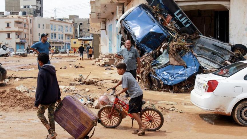  ليبيا .. 30 ألف مشرد على الأقل إثر كارثة السيول 