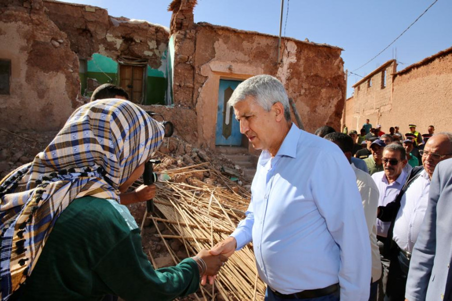 Province de Ouarzazate : Sadiki visite des zones agricoles impactées par le séisme