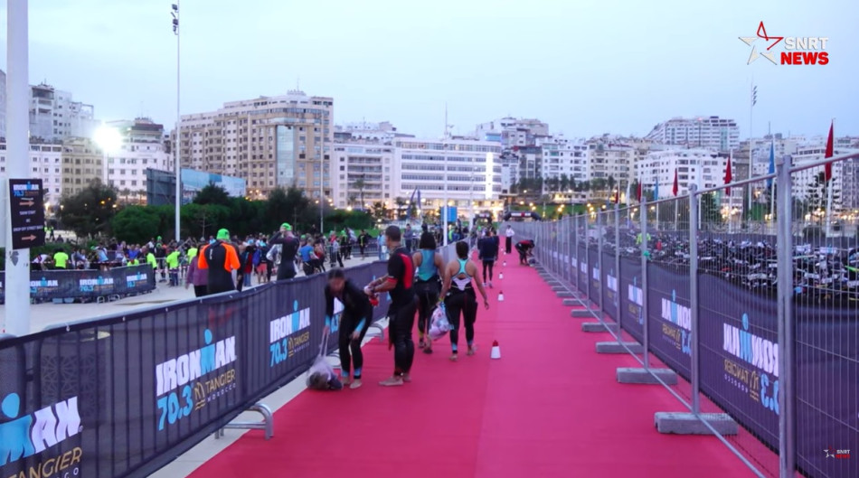 طنجة تستطيف كأس العالم للترياثلون 