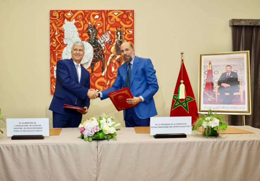 14ème édition du Salon du Cheval d’El Jadida : signature d’un nouveau contrat-programme et de conventions  pour le développement de la filière équine