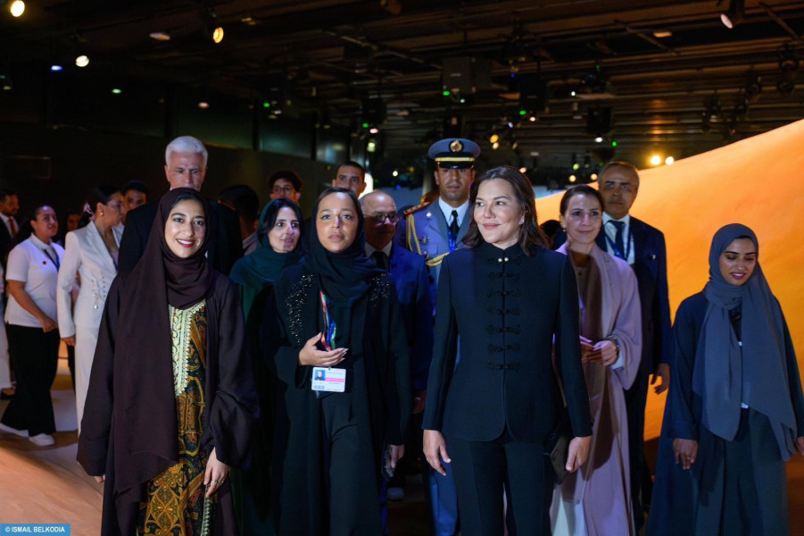 COP28: SAR la Princesse Lalla Hasnaa visite le pavillon "The UAE House of Sustainability" et le Pavillon du Maroc