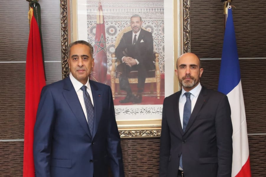 Abdellatif Hammouchi tient deux séances de travail avec le Directeur général de la sécurité intérieure en France