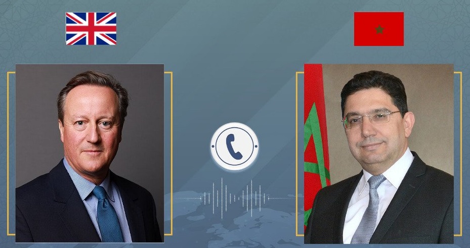 Entretien téléphonique entre M. Bourita et son homologue britannique David Cameron