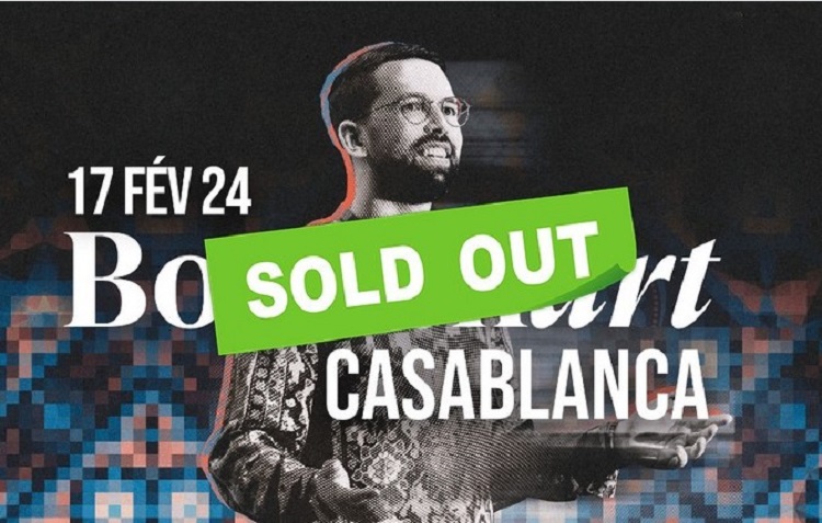 Boudchart : le concert de Casablana Sold out en 3 heures seulement