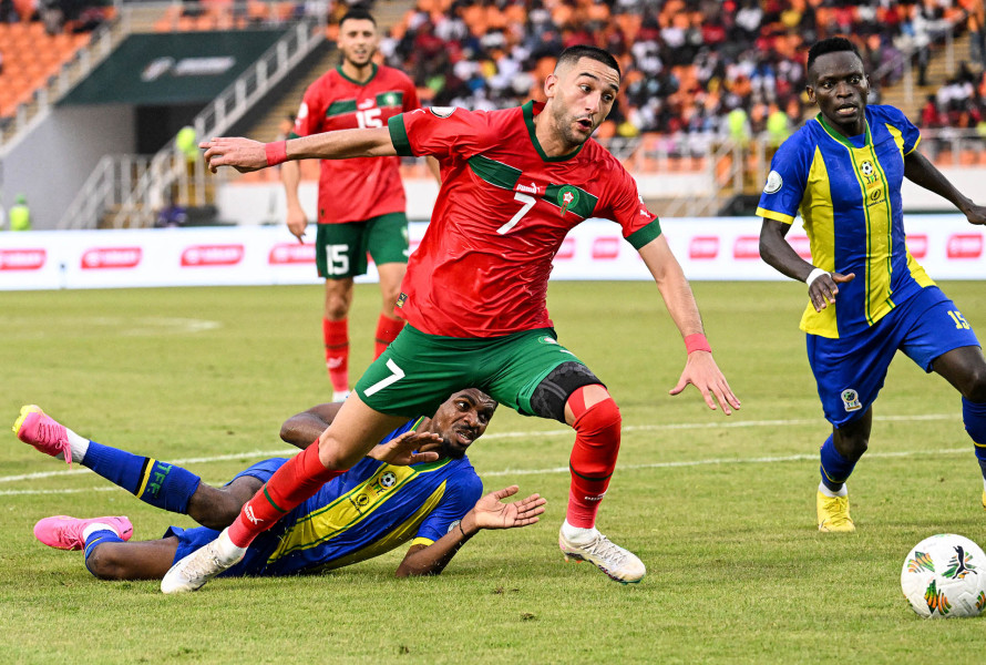 CAN 2023 : doutes sur la participation de Ziyech au match Maroc-Afrique du Sud