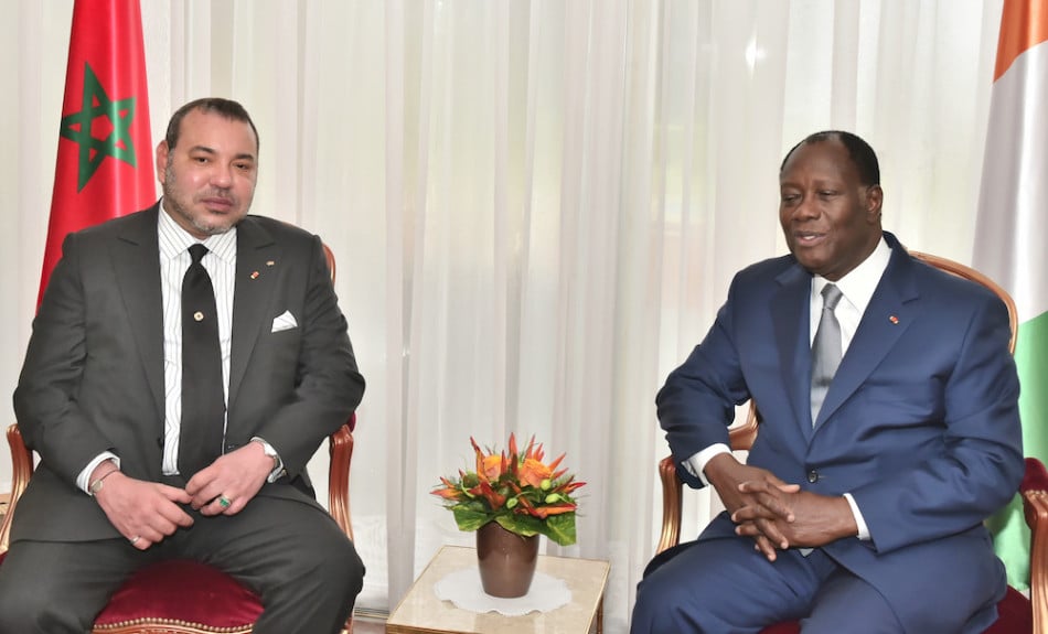SM le Roi félicite le Président Alassane Ouattara et la Première Dame de Côte d'Ivoire à l'occasion du sacre de leur pays à la CAN