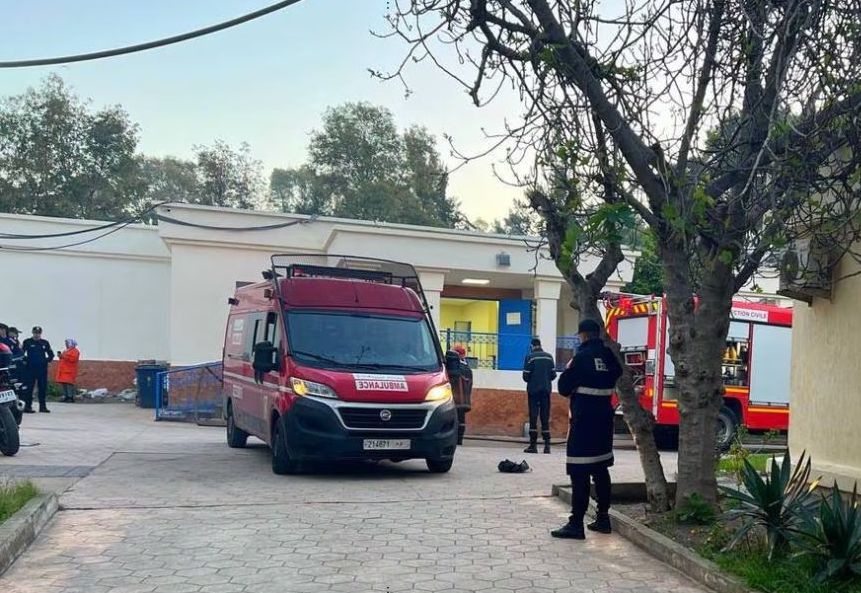 مصرع 3 أشخاص وإصابة آخر إثر حريق بمستشفى في طنجة