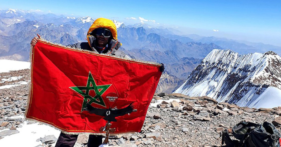 Exploit de l'Alpiniste marocain Mohamed Ouassila au mont Visevnik