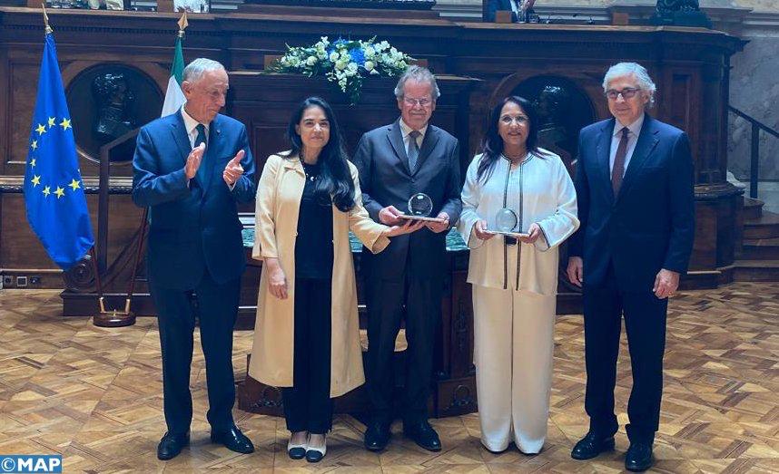 آمنة بوعياش تتسلم جائزة الشمال-الجنوب لمجلس أوروبا