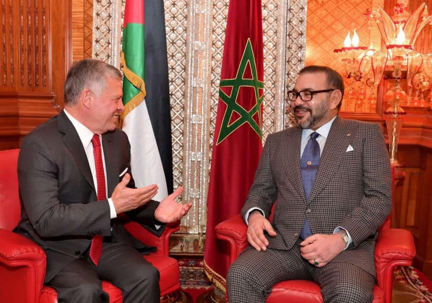 جلالة الملك محمد السادس والعاهل الأردني