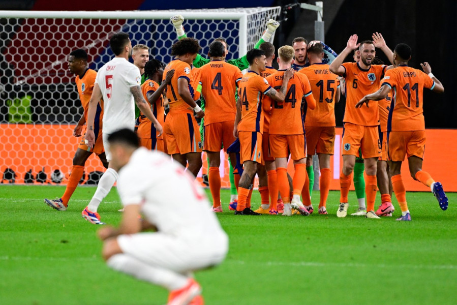 Euro-2024: les Pays-Bas éliminent la Turquie et rejoignent l'Angleterre en demie