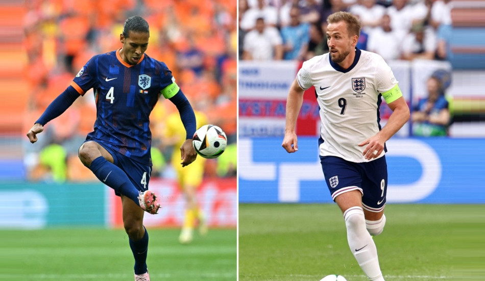 Virgil van Dijk and Harry Kane 