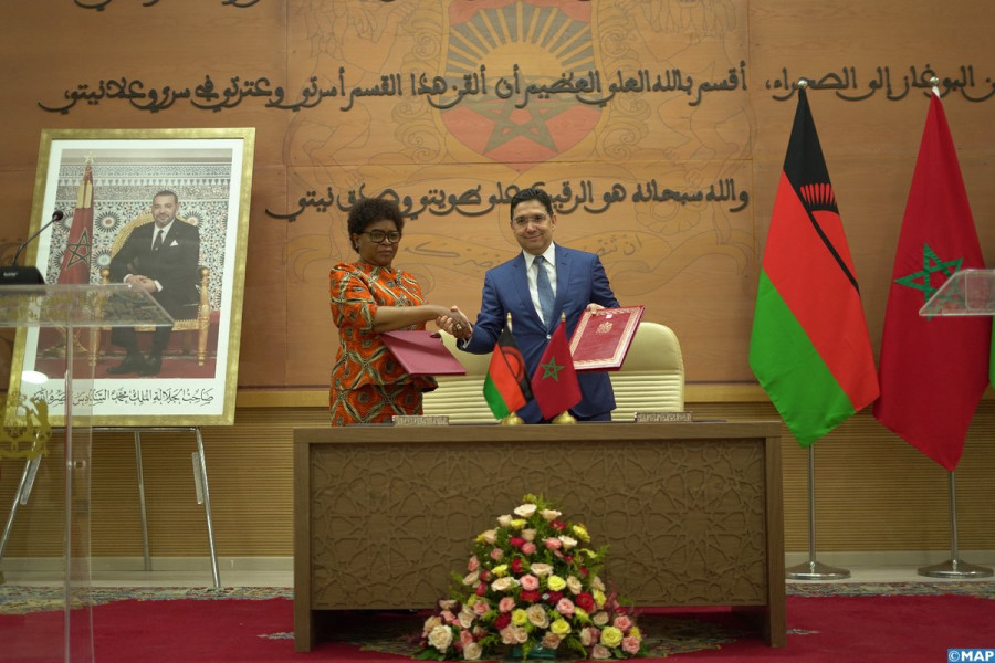 Le Maroc et le Malawi signent à Laâyoune plusieurs instruments juridiques